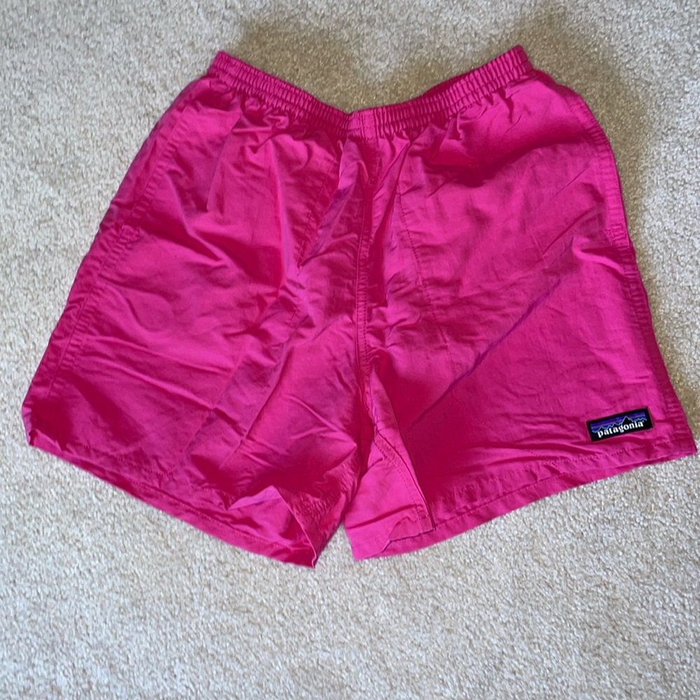 Men’s Patagonia small swimming trunks.